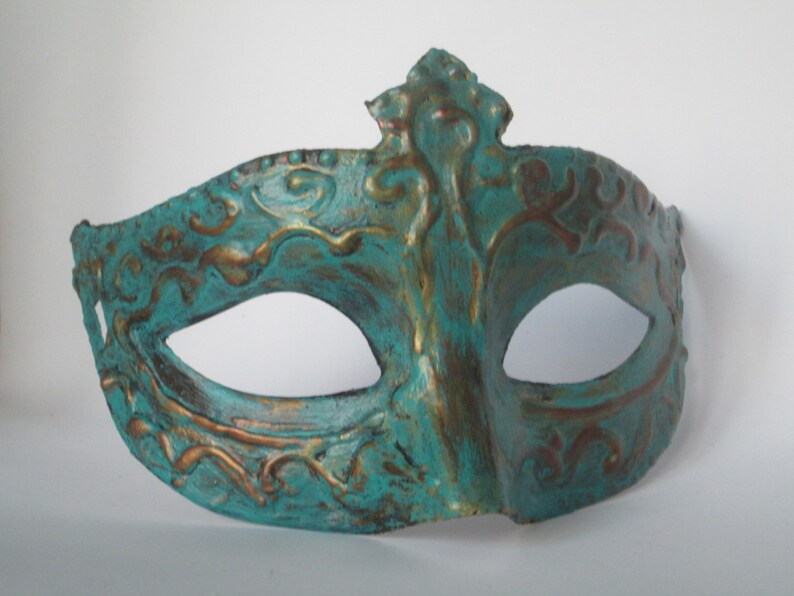 Maquerade Mask Women Mardi Gras Venetian Turquoise Domino Mermaid Mask