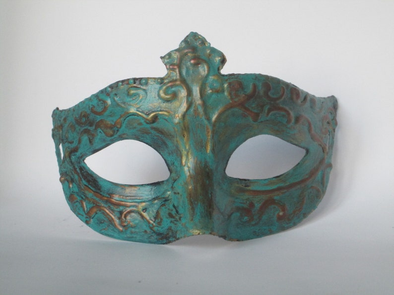 Maquerade Mask Women Mardi Gras Venetian Turquoise Domino Mermaid Mask