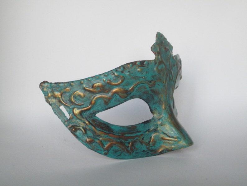 Maquerade Mask Women Mardi Gras Venetian Turquoise Domino Mermaid Mask