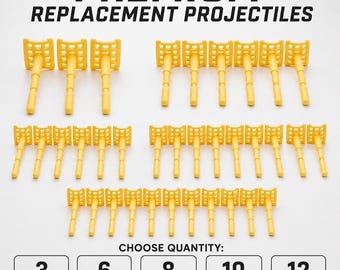 Replacement Projectile Compatible with Rescue Dino Patroller Truck  Launchers | 3D Printed Toy Accessory