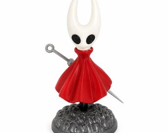 Hornet Red Figure | Hollow Knight Fan Art Collectible Display (5 Inch) - 3D Printed