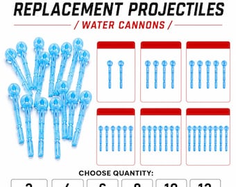 3D Printed Water Projectile Compatible with Rescue Wheel Marshall Vehicle Toy Accessory