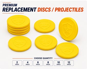 Replacement Discs Compatible with The Movie Chase Transforming City Cruiser | 3D Printed Toy Accessory
