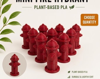 Mini Fire Hydrant Diorama Accessory PLA