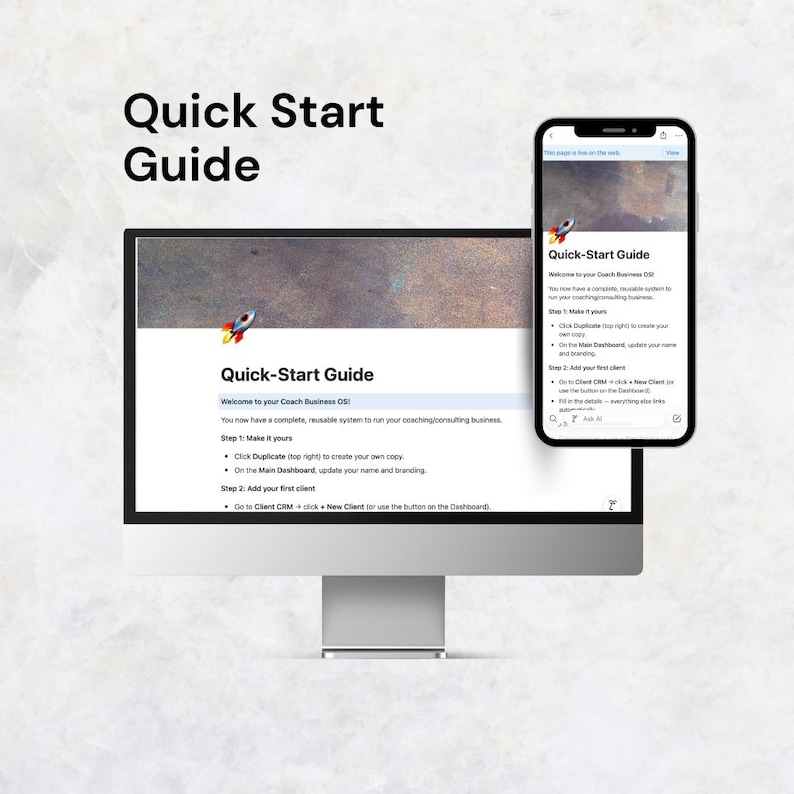 Notion Session Notes & Tracker Toolkit 2026 – Coaching Session Log ...
