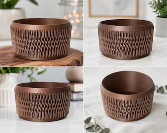 Modern Catch-All Bowl | Decorative Storage Bowl | Custom Size Available | Entryway Organizer | Desk & Vanity Tray