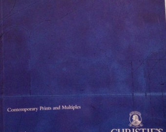 Christie's Auction Catalog, Contemporary Prints, Rare Beauty Vintage