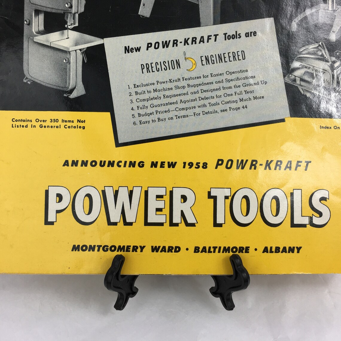 1958 Montgomery Ward Power Kraft Catalog / Vintage Tools / Rare Beauty