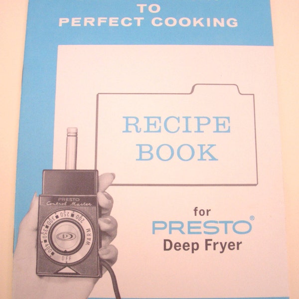 Presto Deep Fryer Instructions Recipes RareBeauty