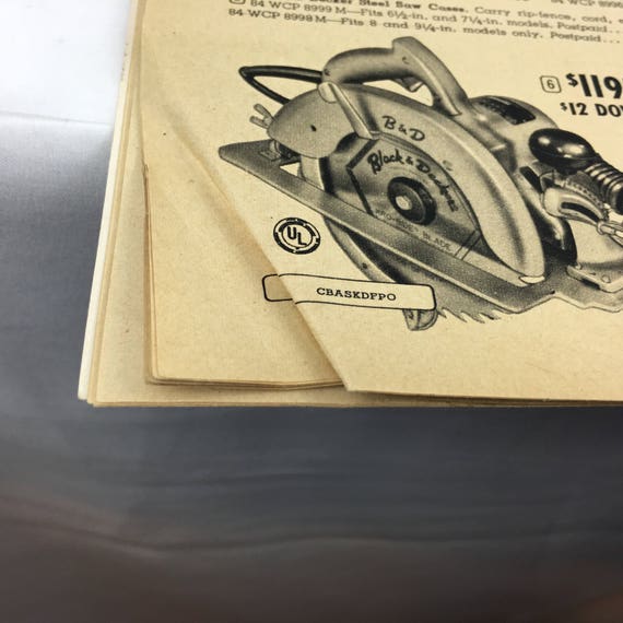 1958 Montgomery Ward Power Kraft Catalog / Vintage Tools / - Etsy