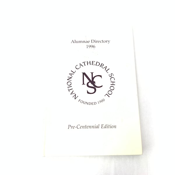 National Cathedral School, Washington, DC, Alumnae Directory 1996