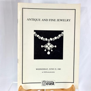 Christies East Antique and Fine Jewelry Auction Catalog, June 1983
