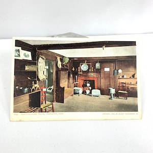 1905 Postkarte Hancock Clarke Haus außerhalb Myron Cochran