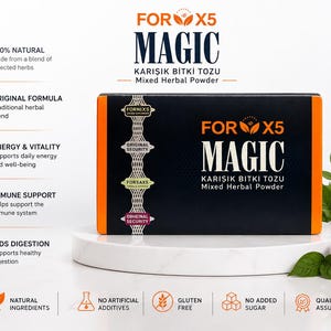 FOR X5 MAGIC Herbal Powder Natural Blend for Daily Wellness Support