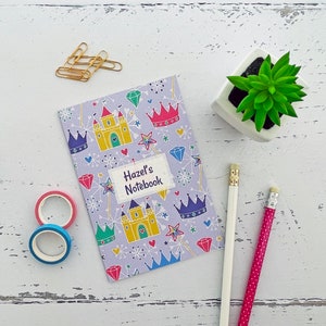 Personalised Princess notebook gift
