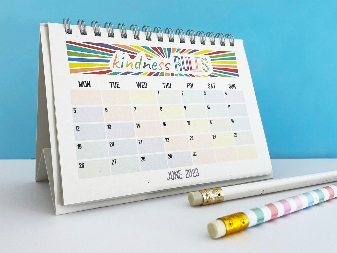 20222023 Inspirational Quotes Desk Calendar a Decorated Etsy Israel