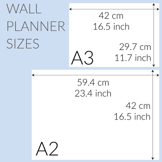 Planificateur mural de lannée 2024 avec un design de cabanes de plage sur  le thème du bord de mer, taille A3 ou A2 -  France