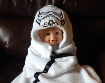 Infant Space Trooper Hooded Towel Set - Free Personalization