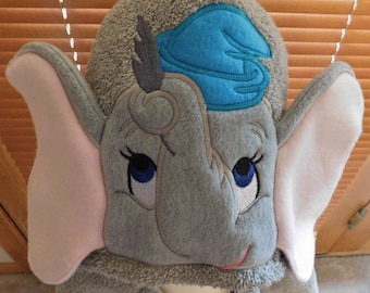 Adult-size Elephant Hooded Towel - Free Personalization