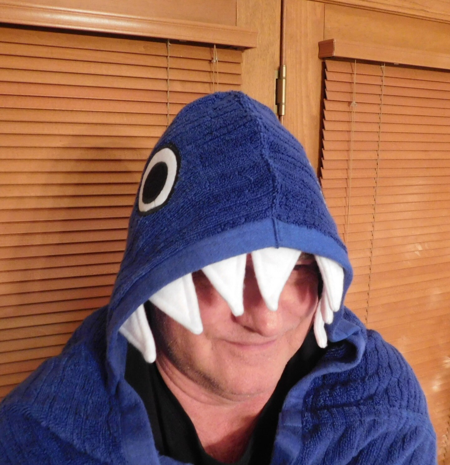 shark hooded towel for adults