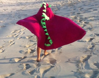 Kids Dragon Hooded Towels - Free Personalization