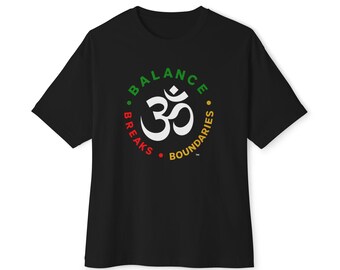 Juneteenth Exclusive | OM symbol, Balance Boundaries Breaks, Spiritual Yoga Shirt