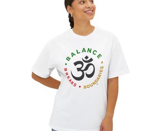 Juneteenth Exclusive | OM symbol, Balance Boundaries Breaks, Spiritual Yoga Shirt