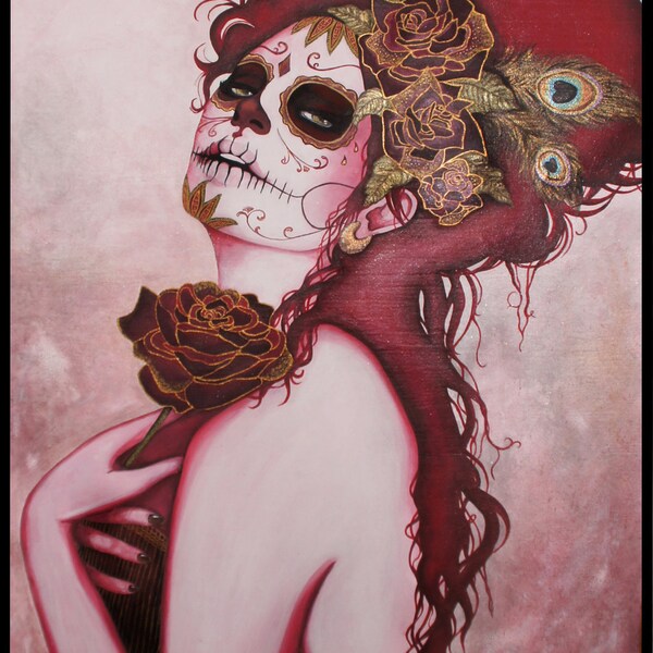 Dia de los Muertos - Red Woman