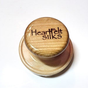 MINI Palm Washboard Wet Felting Tool: Maple & Black Cherry Wood