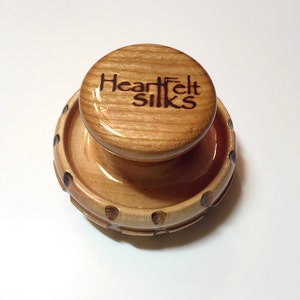 WET FELTING TOOL, The Rounded Palm Washboard, Wood, HeartFelt Silks, Handmade, Feltmaking, Felt, Nunofelting, Millinery, Hat Making
