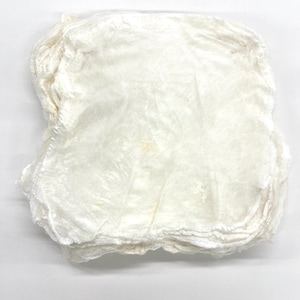 Natural Mawata Silk Hankies: Undyed Fiber for Felting, Spinning, Weaving