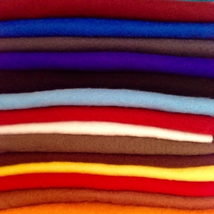 100% Merino Wool Prefelt, 19.5 micron, Over 15 colors, Felting, Felt, Feltmaking, Wet Felting, Nuno Felting, Textile, Fiber, Materials image 3