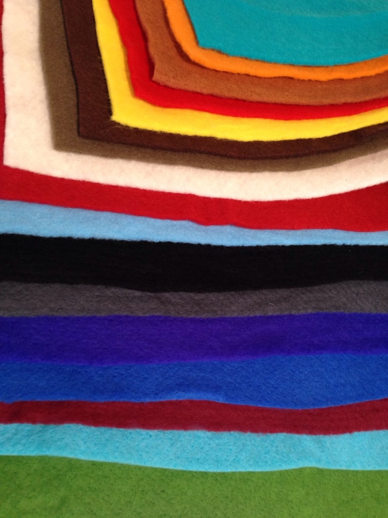 100% Merino Wool Prefelt, 19.5 micron, Over 15 colors, Felting, Felt, Feltmaking, Wet Felting, Nuno Felting, Textile, Fiber, Materials image 2