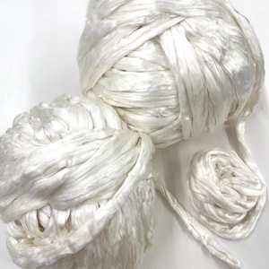Mulberry Silk Sliver A+: Natural Undyed Fiber Art Supply - 1oz