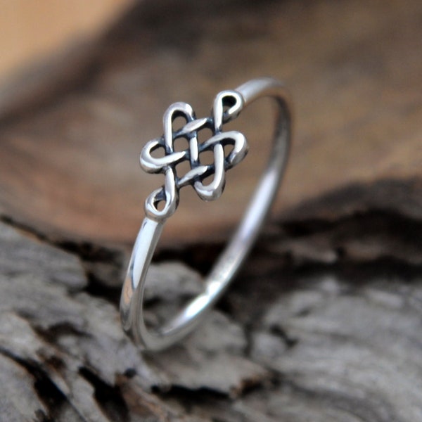 Infinity Celtic Knot Ring - Infinity knot - love knot ring - Sterling Silver 925 - Jewelry by Katstudio