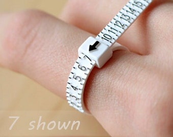 Adjustable Ring Sizer: US Sizes 1-17