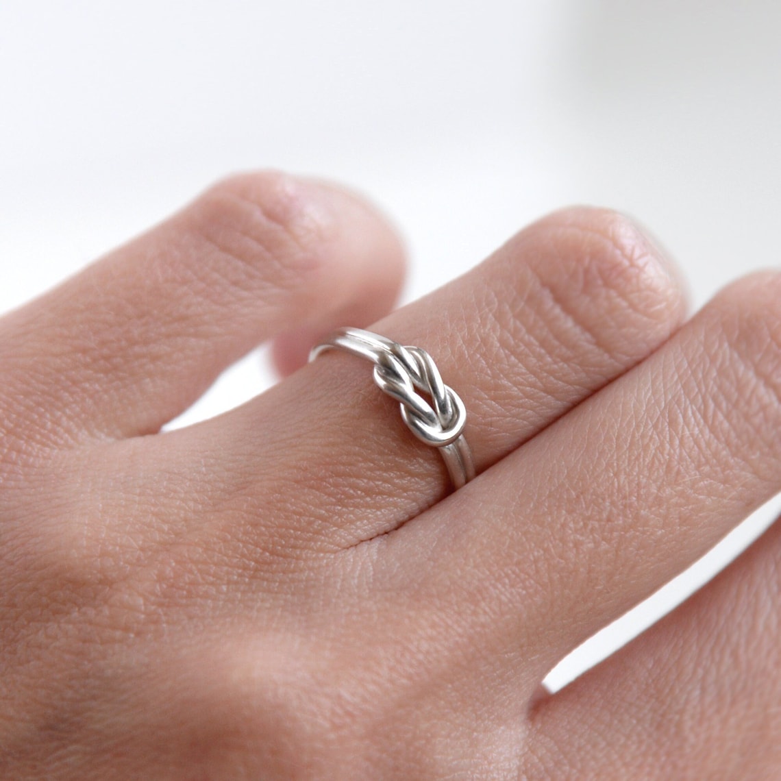 Sailor Knot Ring Sterling Silver Ring Infinity Knot Promise Etsy
