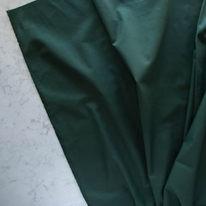 Birch Organic Cotton, Dark Forest from the Mod Basics Poplin Collection, Quilting Fabric