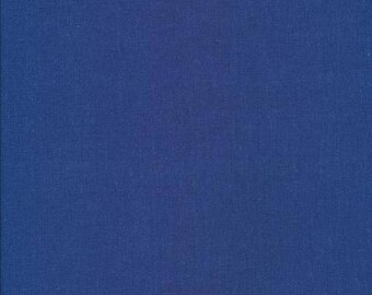 Blue Organic Cotton Fabric by Cloud9 Fabrics, Lagoon from the Cirrus Solid Collection, Broadcloth