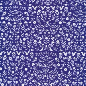 Floral Fabric, Cloud 9 Organic Cotton, Heirloom, Perennial Collection by Cassidy Demkov, Quilters Weight