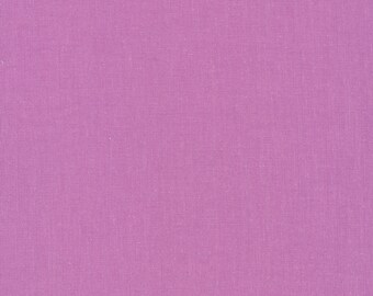 Purple/pink Organic Cotton Fabric by Cloud9 Fabrics, Lilac from the Cirrus Solids Collection, Broadcloth