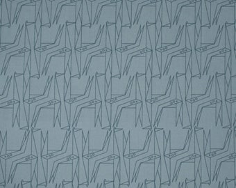 Birch Organic Cotton Fabric - Geo Giraffe Mineral - Geogami Collection - Origami Fabric - Geometric Fabric