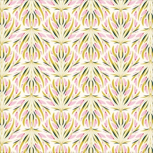Organic Cotton Fabric, Cloud 9 Organic Cotton, Gather and Grow from the Savanna Dream Collection by Kate Lower, Quilters Weight