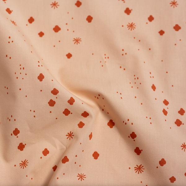 Birch Organic Cotton Fabric, Cloudy Sandstone Poplin, Jenny’s Basics Collection
