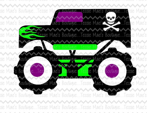 Monster Truck SVG DXF EPS Png Cutting File Cuttable | Etsy