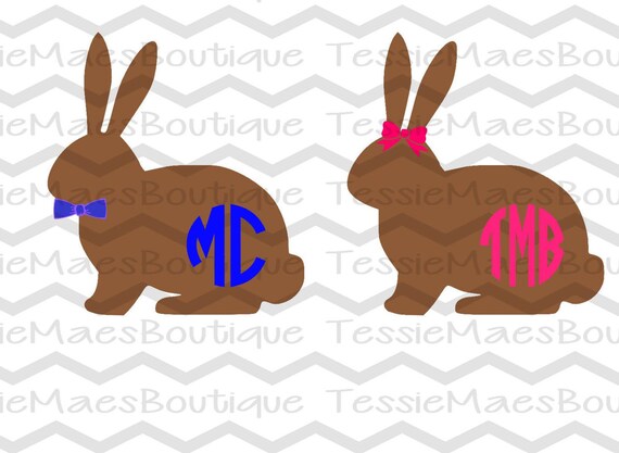 Download Bunny Bow Bow tie Easter Bunny SVG DXF EPS Png | Etsy