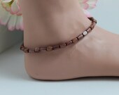 Wooden Stretch Ankle Bracelet