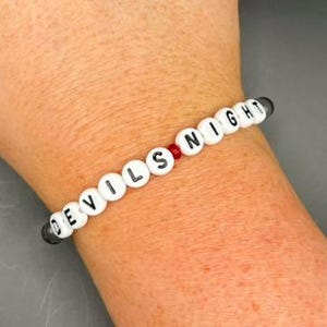 Devil's Night Series Beaded Bracelets