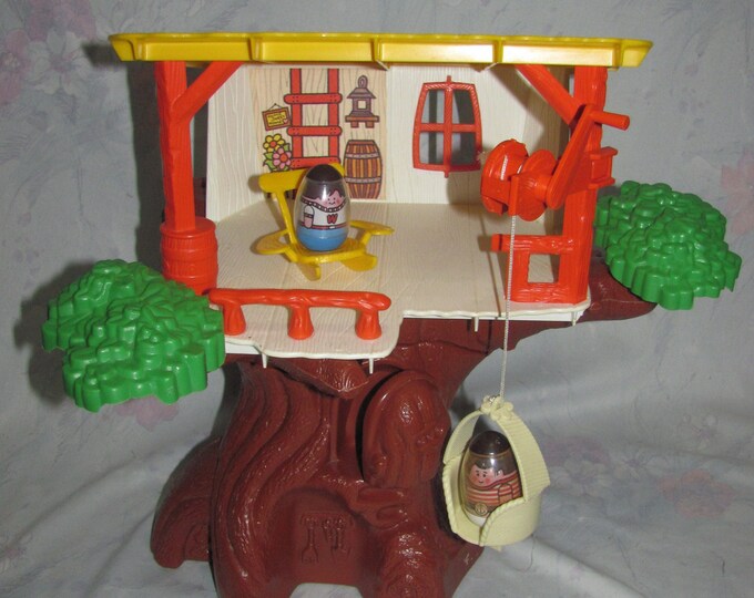 Vintage 1974 Hasbro Weebles Tree House With Figures and Etsy