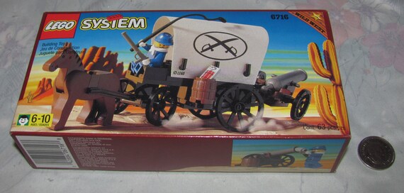 Vintage 1997 Lego Set 6716 Western Wild West Weapons Wagon New Etsy